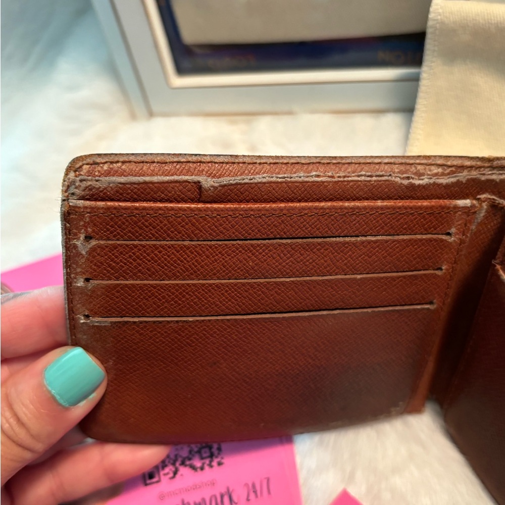 Louis Vuitton Monogram Canvas Bi-Fold Wallet in Brown - Picture 5 of 16